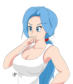 itsculsh:Little Future Bulma warmup 