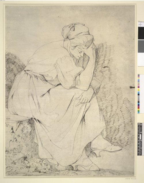 Joseph Wright of Derby, Study of a Melancholy Woman, 1775