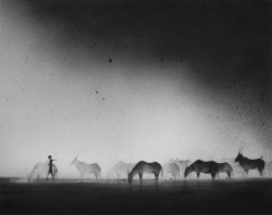 crossconnectmag:  Hazy Black Watercolor Paintings of Children with Animals Indonesia-based watercolor artist Elicia Edijanto (previously here and here)  depicts loving relationships between wildlife and children set against  atmospheric backdrops painted