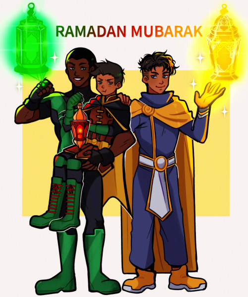 arabian-batboy: Ramadan Mubarak to all the Muslims celebrating around the world ⭐Don’t mind Damian, 