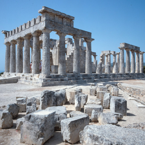 ancientgreecebuildings: newhellenism: Эгина, храм Афайи Temple of Aphaia, Aigina * late 6th century 