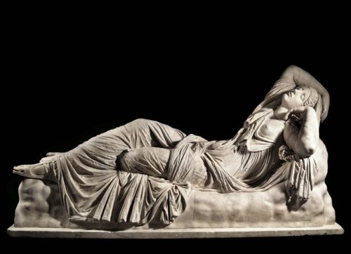 hismarmorealcalm:“Arianna Dormiente,” a Roman sculpture from the second century A.D., is one of the 