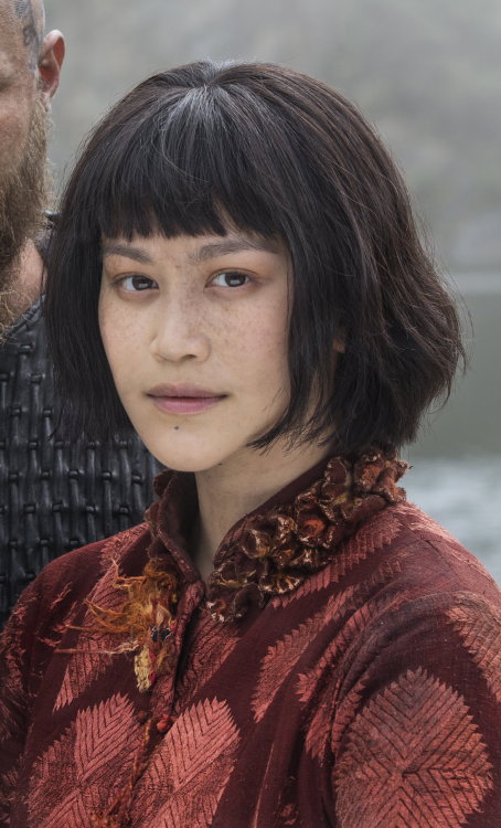 medievalpoc:Garb Week!Dianne Doan as Yidu in Vikings (2016)
