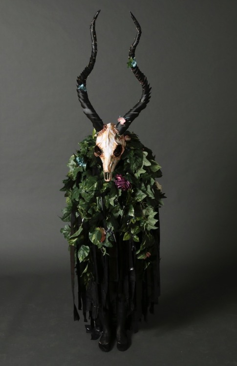 luri-doodles:The Ultimate EvolutionCrafted from wire, paper, faux plants, garbage bags, and fairy li