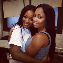 xoxosheneka:  On set with my love @kekepalmer.