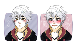 matchabot:  robin blushing like crazy when