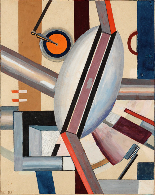 loverofbeauty:  Éléments mécaniques, 1929. Franciska Clausen. Gouache
