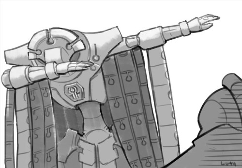boltertokokoro: Nemesor Zahndrekh dabbing while Vargard Obyron looks on (disapprovingly)Winner of Oc