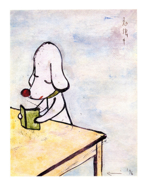 hansel&rsquo;s monday morning inspiration&hellip;  yoshimoto nara and his dog paintings