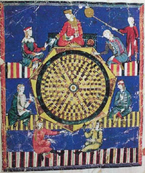 Libro de los Juegos, (Book of games), commissioned by Alfonso X of Castile, Galicia and León and com