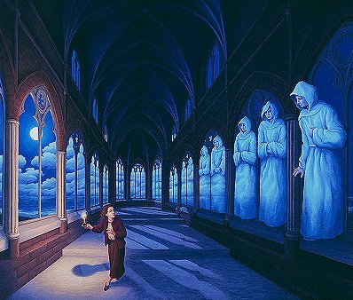 reclucy:   Artist Rob Gonsalves was born in Toronto, Canada in 1959. During his childhood,
