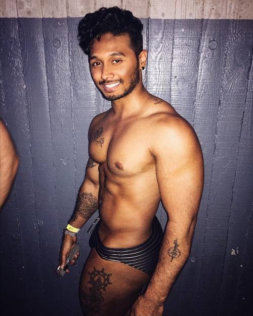 Sexy Jonny Chandra, aka pbnjonny, from Guyana! Hope he wears bodybuilding style bikinis or thongs so