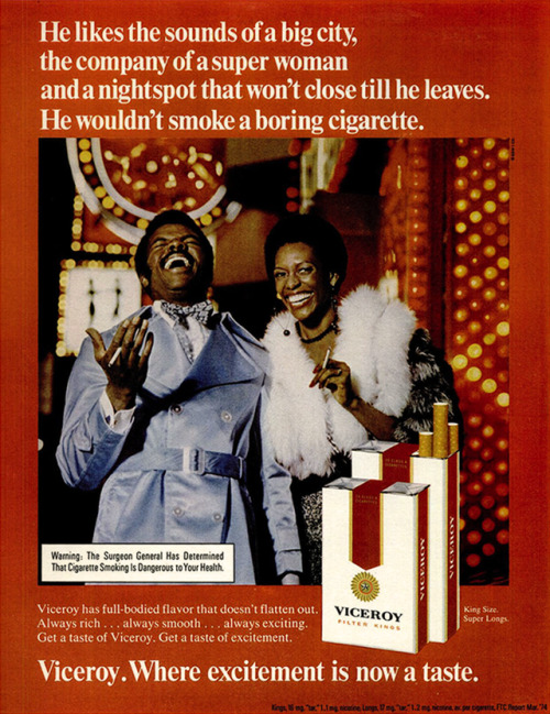 Viceroy Cigarettes, 1974