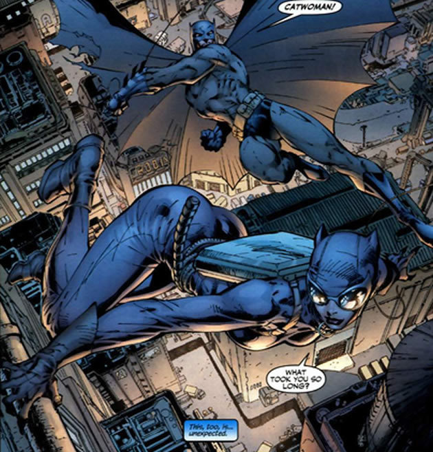 You & Me. Bat & Cat. In the dark. Making sparks. — Batman: Hush A Review