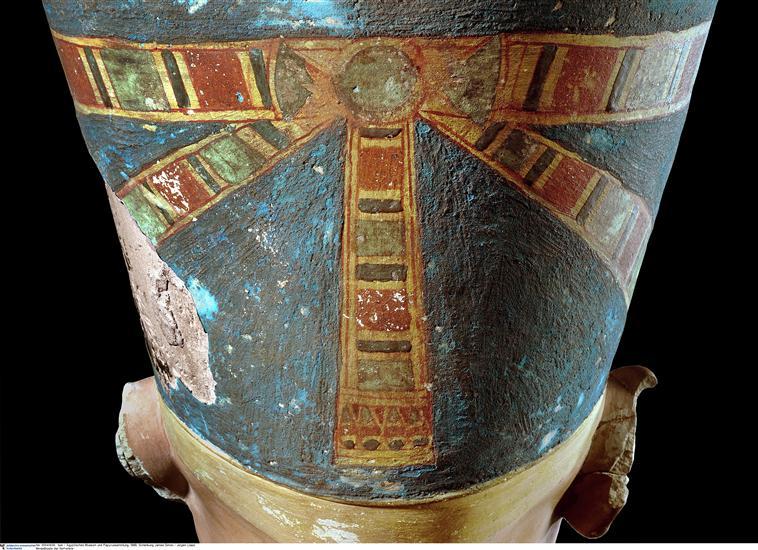 awesomepharoah:  Bust of Nefertiti (detail) ca.   1353-1336 B.C.E, 18th Dynasty,