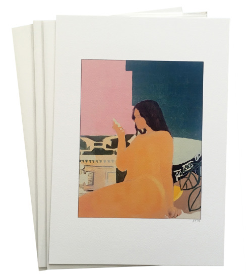 shantisheaan:  ‘Girl Waiting’ print for sale now in the shop