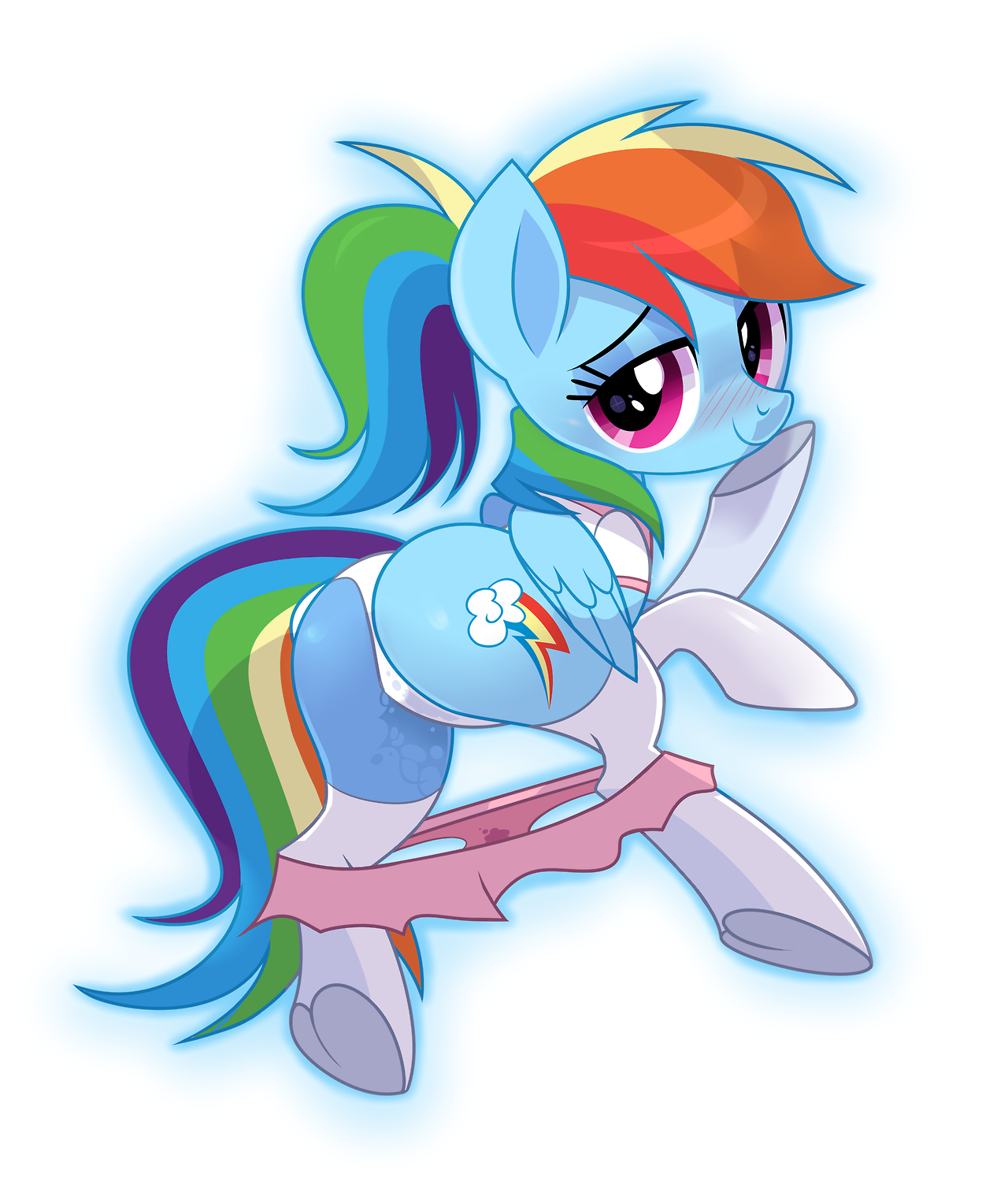 livinthelife0friley:  askwicklesmack:  Rainbow Blush - Wicklesmack 2017 Private NSFW