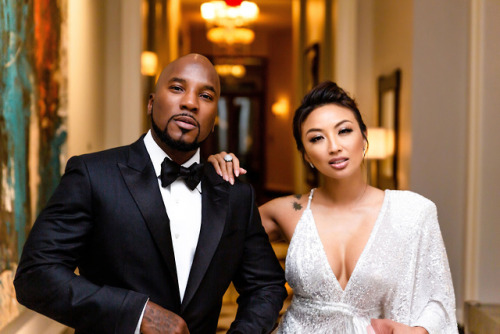 Jeezy AKA Jay Wayne Jenkins, African American rapper, and Jeannie Mai, Vietnamese / Chinese televisi