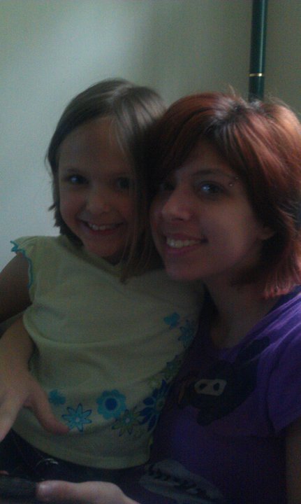 Me and one of my little sibs, Maddie! &lt;3