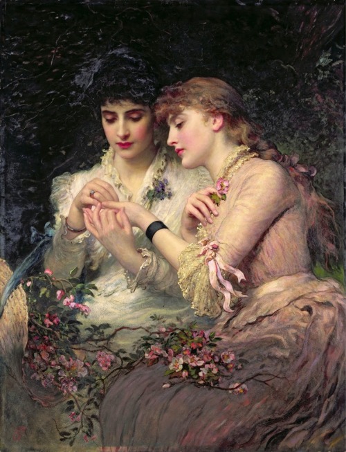 secretlesbians: James Sant (1820–1916),  A Thorn Amidst Roses, 1887.