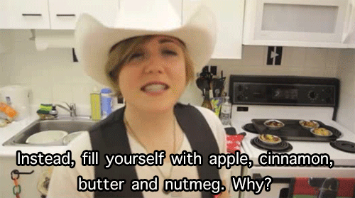 kblovesit:  My Drunk Kitchen - Maple Apple Pie