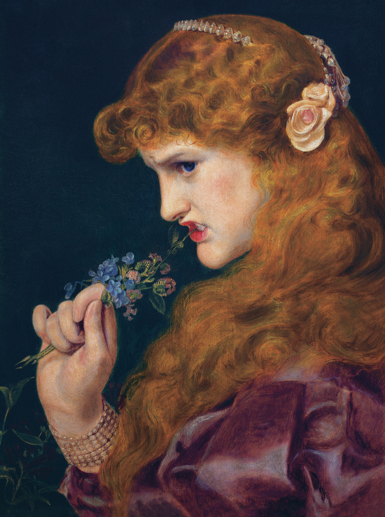   Love’s Shadow by Frederick Sandys, 1867.    