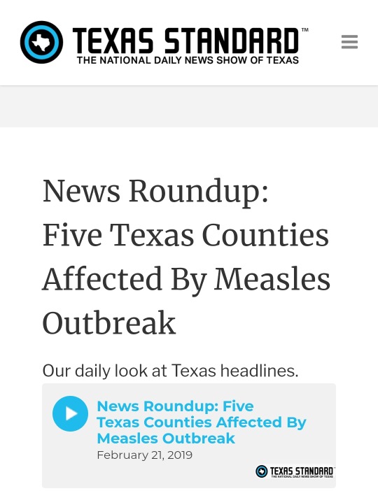 chimerical-twilight:  MEASLES UPDATE 2/23/19 This is unacceptable. Measles is still out there and hurting people. We really should not be seeing measles in this day and age, since medical technology has progressed to the point where we have the luxury