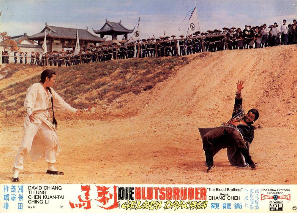 guts-and-uppercuts:  German lobby card set for “Blood Brothers”.