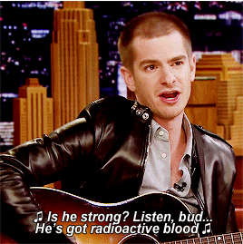 Andrew Garfield Plays “The Spider-Man” Theme 