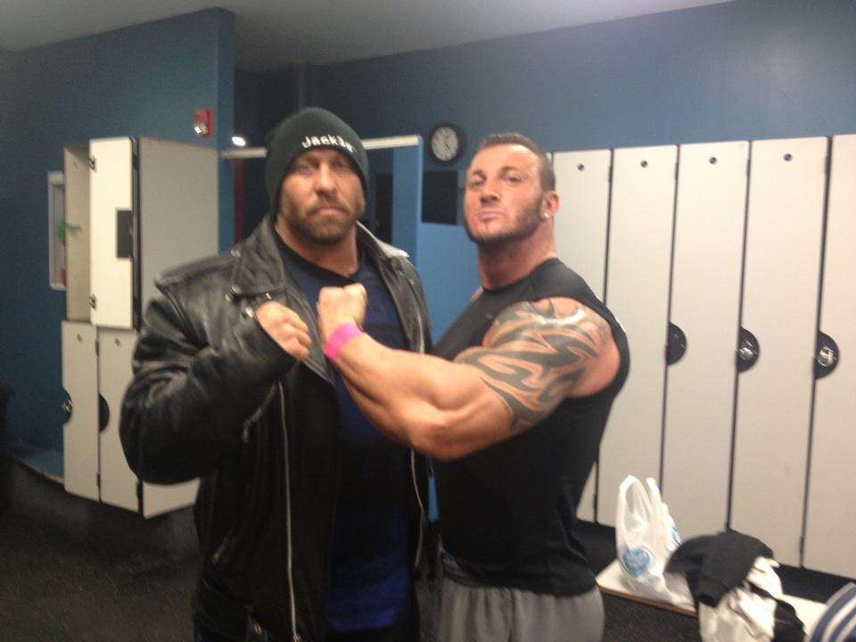 rwfan11:  The BIG ‘O’ and Ryback  Oh so much muscle! :P