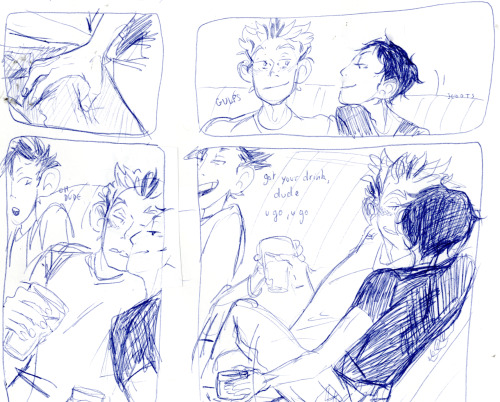 tealbruise:  OK so i liked that bokuaka AUs post a lot and decided to draw one this is like a terrible porn moviein the meanwhile : 