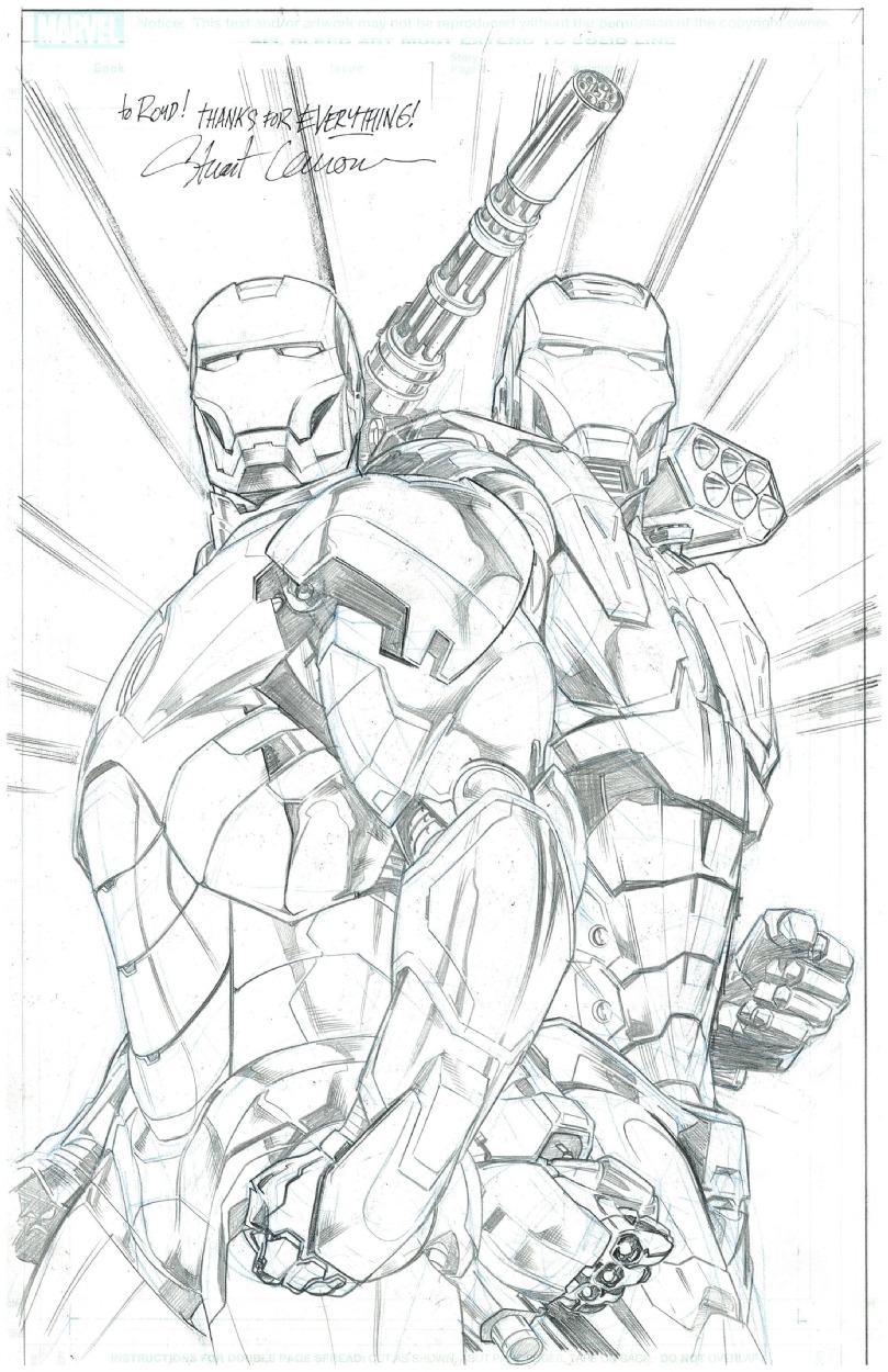 brianmichaelbendis:   Stuart Immonen artwork was used for the limited edition litho