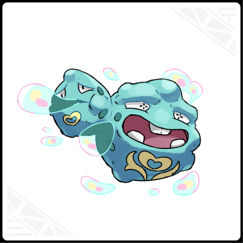 shinyreuniclus:  Alolan Koffing & Weezing Water-type & Water/Fairy-type In the Alola region, people and Pokémon alike pride themselves on keeping the environment clean and pollution-free. Due to this, Koffing and Weezing were barred from entering