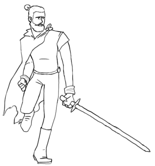 negajustice:Really old drawing of Lander from when I was trying to make a poster for our DnD group (