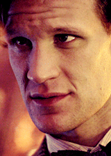 burnstarsandraiseupempires:The Doctor looking at River Song(A companion piece of River looking at th