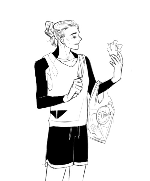 hello hello I Live!! posting some sketches from june onwards with a bonus baby lavellan Whomst I Mis