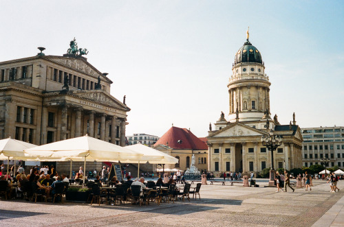 hjlphotos:   Gendarmenmarkt, Berlin by hjl on Flickr Canonet QL17, Portra 400