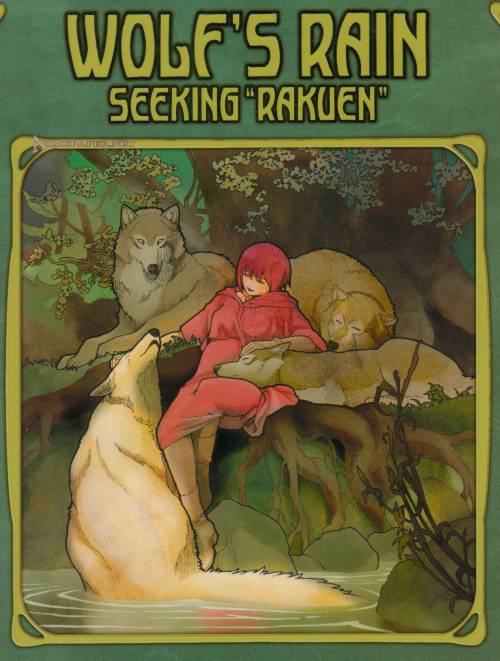 Wolf's Rain Seeking "Rakuen" Toshihiro Kawamoto illustration art book 