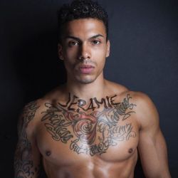 ultra-loveblackmen:  Jeramie and that sexy body and dick