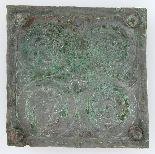 Tinned-Copper Plaque with a Personification, Medieval ArtPurchase, Alastair B. Martin and William K.