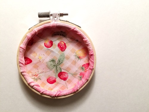 Berry cute! this strawberry embroidery hoop art was handstitched and made with love. Available now