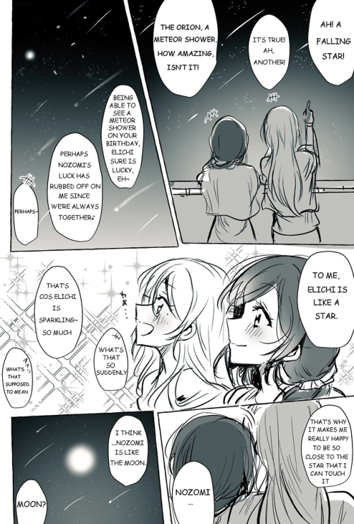 oumiyuki: (here’s a sweet translation of the really heartwarming and sweet NozoEli doujin) HAP