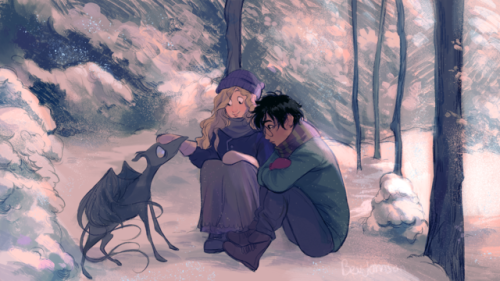 bevsi:Luna, Harry, & a baby thestral