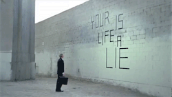 I first read it “ Your is Life a Lie”
