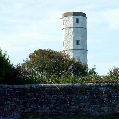 The Chalk Tower, Flamborough, East Riding of Yorkshire, England.Built in 1674 as a lighthouse. A fir