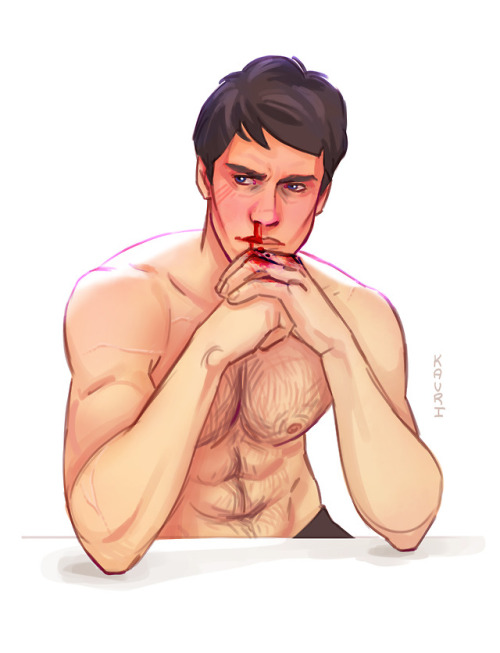 kauriart:Carver Hawke 60% grump. 32% sulk. 98% FIGHT ME. 3% Bad at math. Keep reading