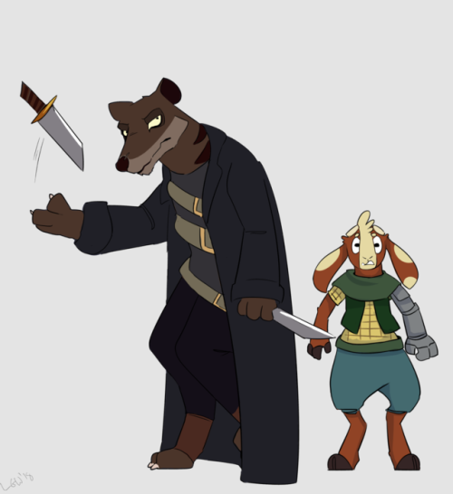 Big Edge and Tiny Thief from a project I did for college revolving around Pickpocket.