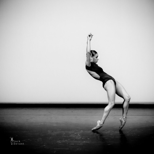 Misty Copeland sliding in Paganini, music by Niccolo Paganini, choreography by Marcelo Gomes.