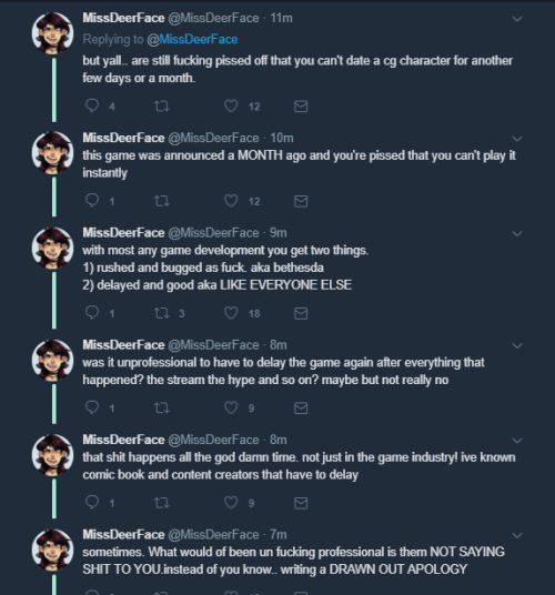 jackthevulture:skyhillian:Some important words about the Dream Daddy release delay. Please remember 