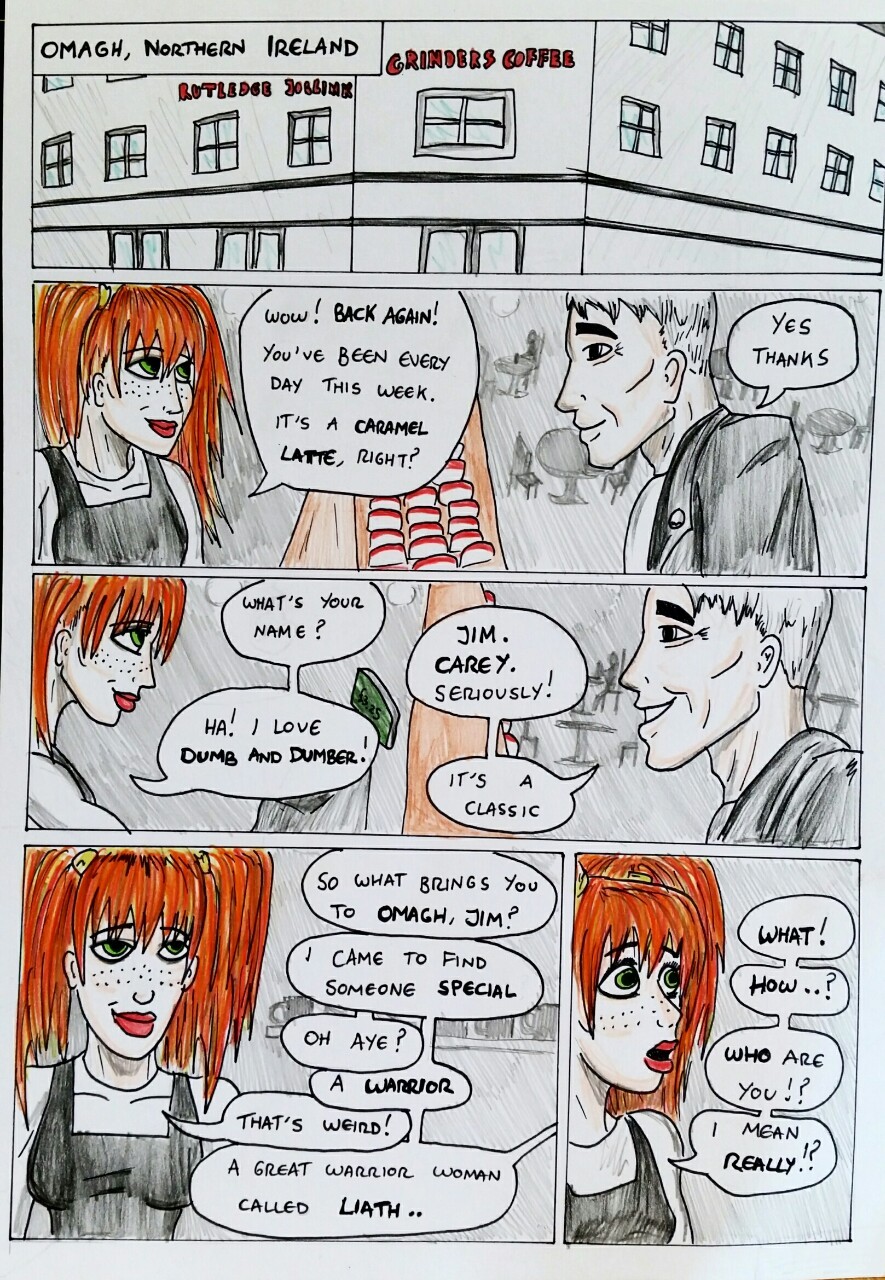 Kate Five vs Symbiote comic Page 146  Remember this guy? It&rsquo;s Kate and